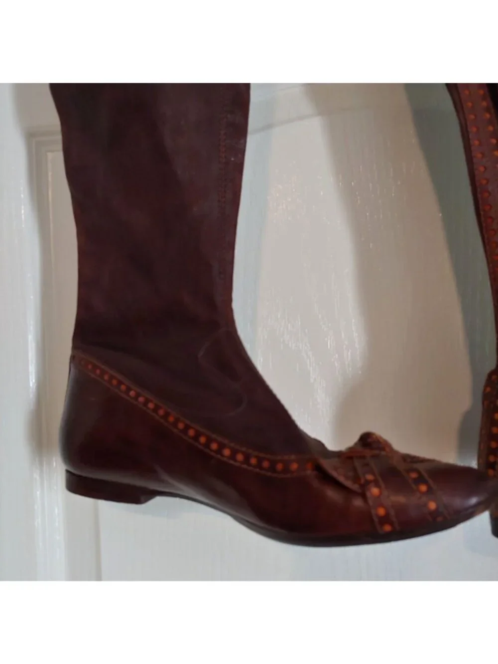 Henry Beguelin Handmade Italy Leather Victorian Artisan Granny Boots Steampunk
